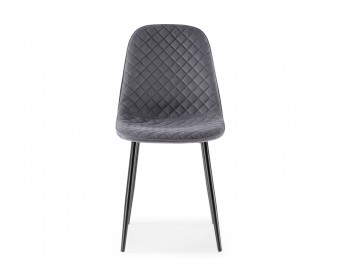 Стул на металлокаркасе Capri gray / black
