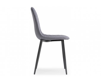 Стул на металлокаркасе Capri gray / black