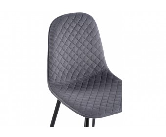 Стул на металлокаркасе Capri gray / black