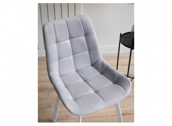 Стул на металлокаркасе Челси П светло-серый (zd 960) / белый в Ростове-на-Дону