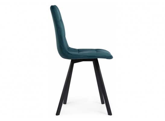 Стул на металлокаркасе Чилли морская волна / черный в Ростове-на-Дону