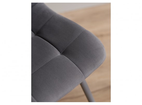 Стул на металлокаркасе Чилли темно-серый / серый в Ростове-на-Дону