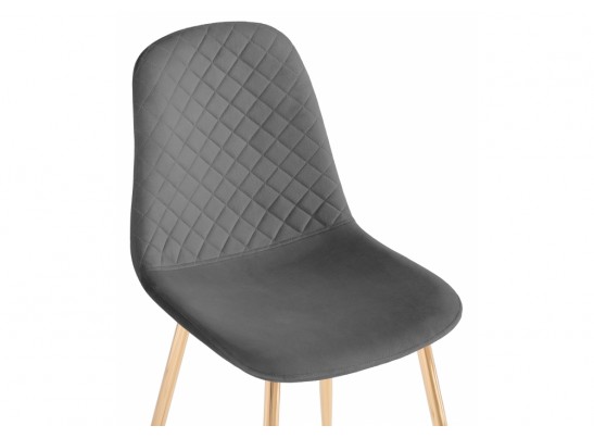 Стул на металлокаркасе Dabl dark gray / gold в Ростове-на-Дону Стул на металлокаркасе Dabl dark gray / gold в Ростове-на-Дону