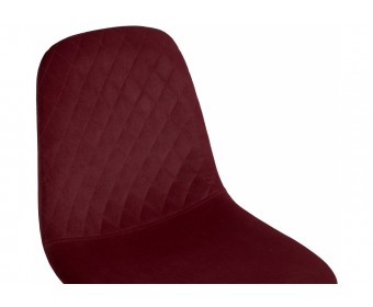 Стул на металлокаркасе Dabl wine red