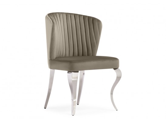 Стул на металлокаркасе Edwin light beige / steel в Ростове-на-Дону