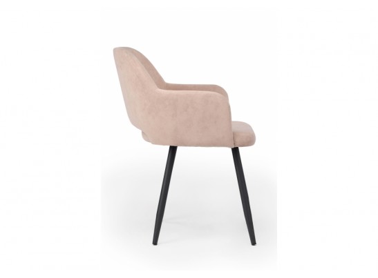 Стул на металлокаркасе Эолин 360 латте (glory 10) / черный в Ростове-на-Дону