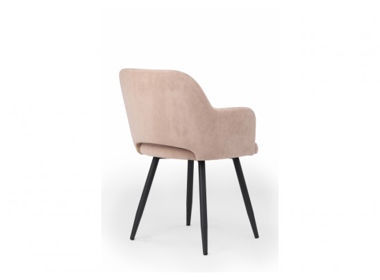 Стул на металлокаркасе Эолин 360 латте (glory 10) / черный в Ростове-на-Дону