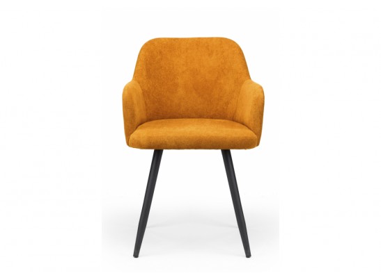 Стул на металлокаркасе Инфини терракота (ocean 015) / черный в Ростове-на-Дону