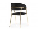 Стул на металлокаркасе Kamelia black / gold в Ростове-на-Дону