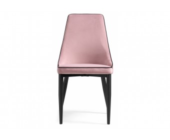 Стул на металлокаркасе Kora 1 light purple / black