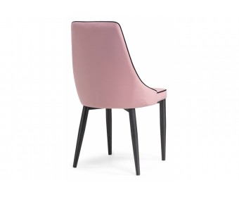 Стул на металлокаркасе Kora 1 light purple / black