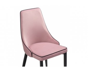 Стул на металлокаркасе Kora 1 light purple / black