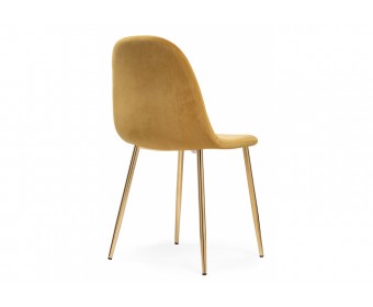 Стул на металлокаркасе Lilu 1 yellow / gold