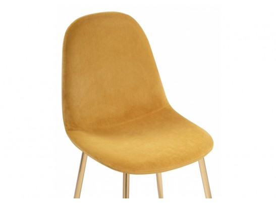 Стул на металлокаркасе Lilu 1 yellow / gold в Ростове-на-Дону