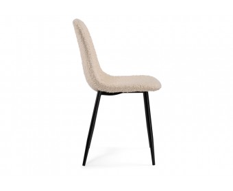 Стул на металлокаркасе Lilu white / black