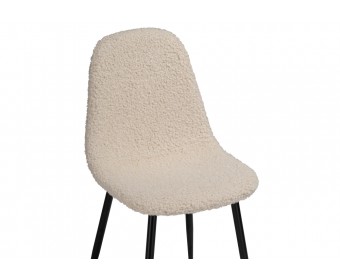 Стул на металлокаркасе Lilu white / black