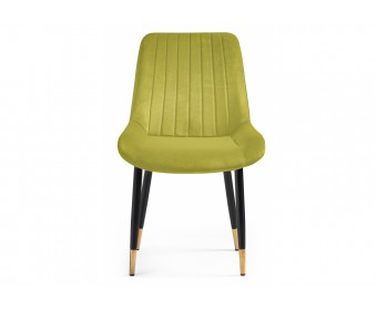Стул на металлокаркасе Seda 1 khaki / gold / black