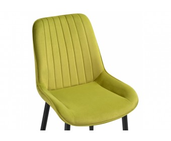 Стул на металлокаркасе Seda 1 khaki / gold / black