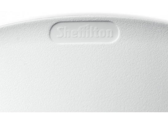 Стул на металлокаркасе SHT-ST19 / S100 белый / черный муар в Ростове-на-Дону