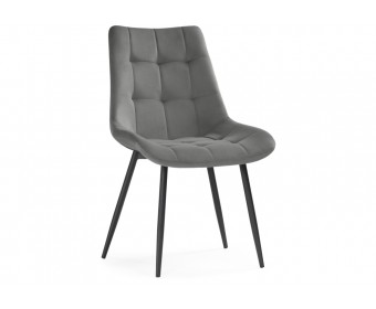 Стул на металлокаркасе Sidra dark gray / black
