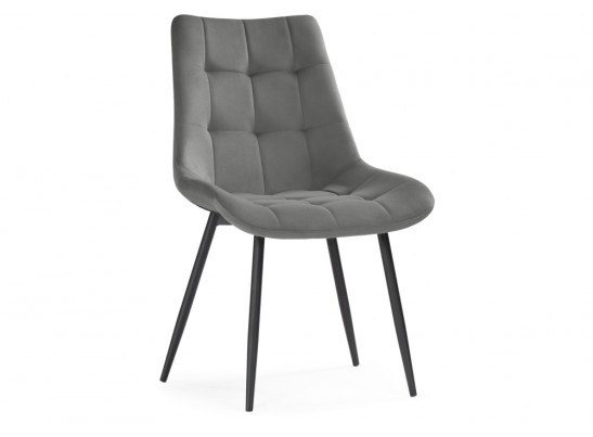 Стул на металлокаркасе Sidra dark gray / black в Ростове-на-Дону