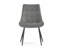 Стул на металлокаркасе Sidra dark gray / black в Ростове-на-Дону