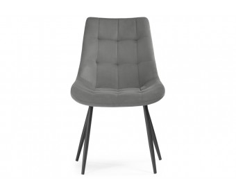 Стул на металлокаркасе Sidra dark gray / black