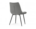 Стул на металлокаркасе Sidra dark gray / black в Ростове-на-Дону