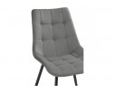 Стул на металлокаркасе Sidra dark gray / black в Ростове-на-Дону