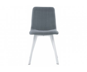 Стул на металлокаркасе Sling white / gray