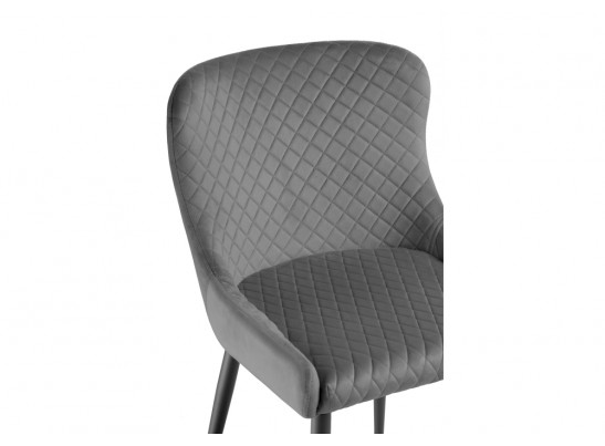 Стул на металлокаркасе Teo dark gray / black в Ростове-на-Дону