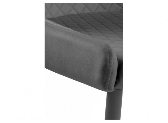 Стул на металлокаркасе Teo dark gray / black в Ростове-на-Дону