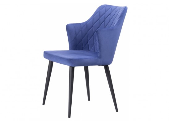 Стул на металлокаркасе Velen dark blue в Ростове-на-Дону