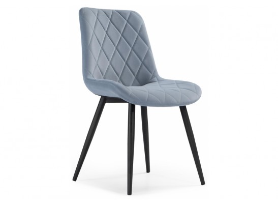 Стул на металлокаркасе Fox light blue / black в Ростове-на-Дону