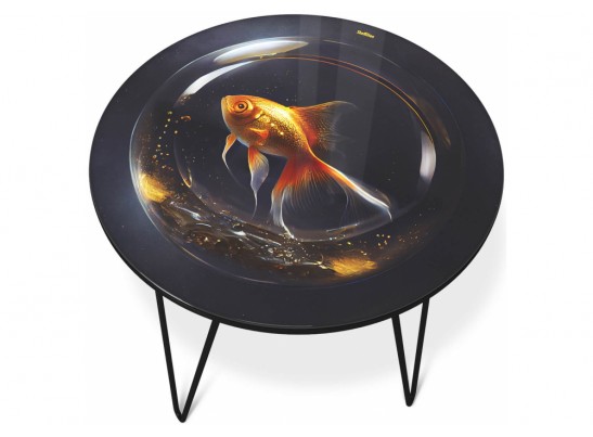 Журнальный стол Sheffilton SHT-CT27 лунная ночь / черный муар в Ростове-на-Дону