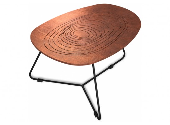 Журнальный столик SHT-CT52-3 кариф / черный муар в Ростове-на-Дону