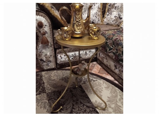 Журнальный столик Sheffilton SHT-CT10-1 золото в Ростове-на-Дону