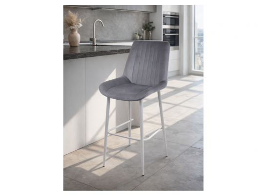 Полубарный стул Седа темно-серый (zd 995) / серый в Ростове-на-Дону