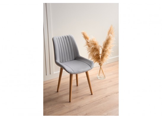 Деревянный стул Седа светло-серый (zd 960) / светлое дерево в Ростове-на-Дону