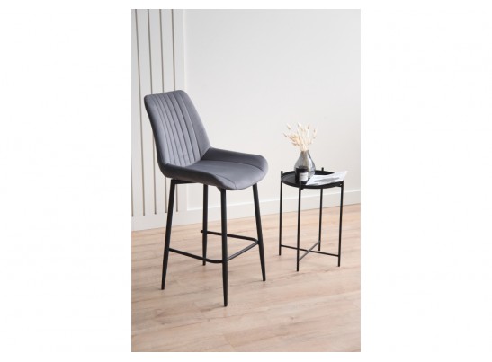 Полубарный стул Седа 360 темно-серый (zd 995) / черный в Ростове-на-Дону