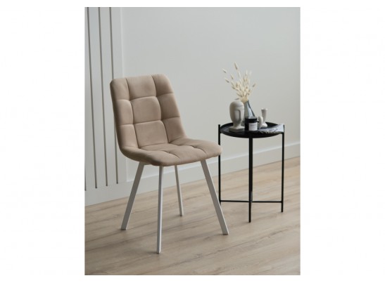 Стул на металлокаркасе Чилли бежевый / белый в Ростове-на-Дону