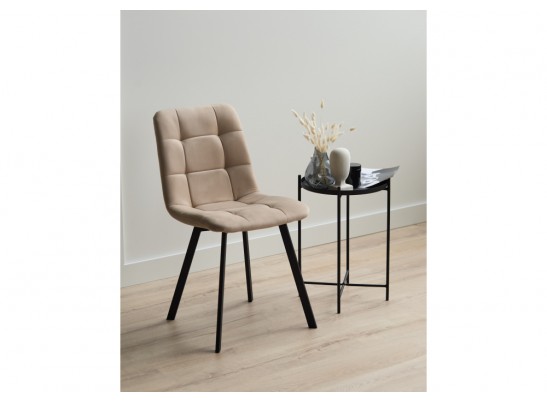 Стул на металлокаркасе Чилли бежевый / черный в Ростове-на-Дону