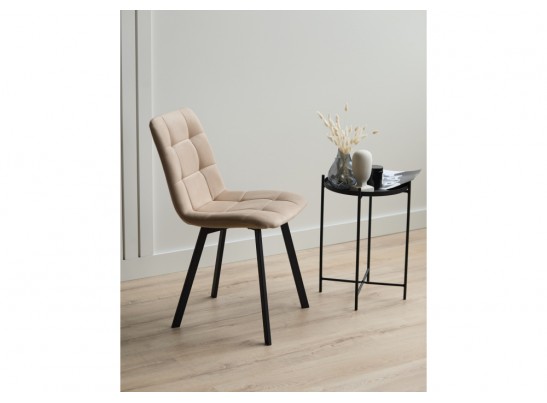 Стул на металлокаркасе Чилли бежевый / черный в Ростове-на-Дону