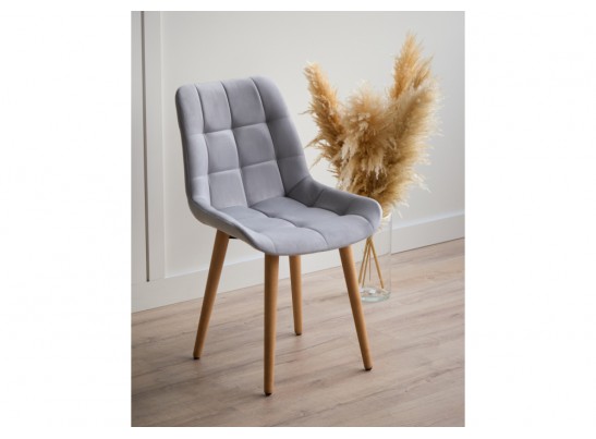 Деревянный стул Челси светло-серый (zd 960) / светлое дерево в Ростове-на-Дону