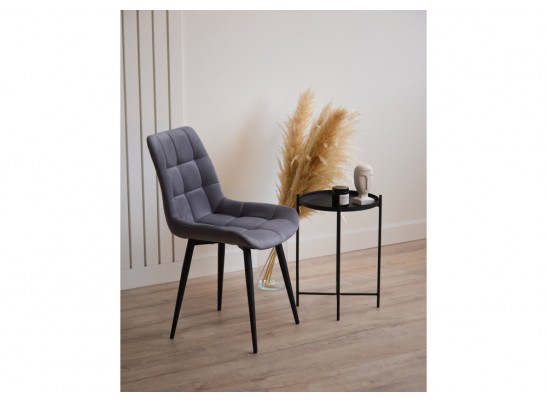 Стул на металлокаркасе Челси 360 К темно-серый (zd 995) / черный в Ростове-на-Дону