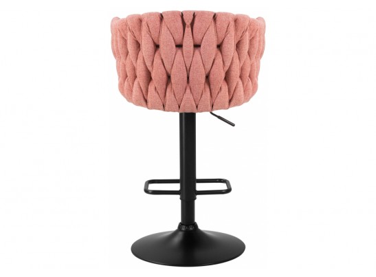 Барный стул 9690-LM Leon розовый / черный в Ростове-на-Дону