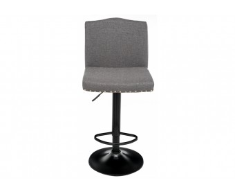 Барный стул Crown grey fabric
