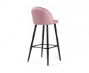 Барный стул Dodo 1 pink with edging / black в Ростове-на-Дону