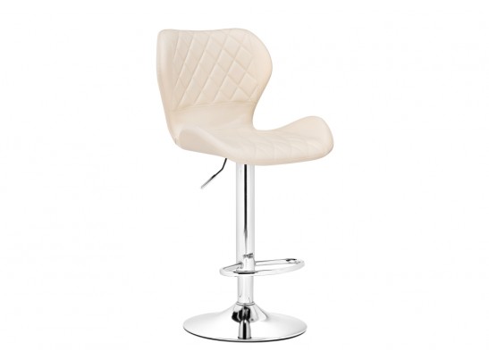 Барный стул Porch chrome / beige в Ростове-на-Дону