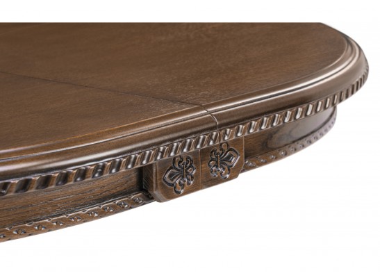 Деревянный стол Аллофан круглый орех в Ростове-на-Дону